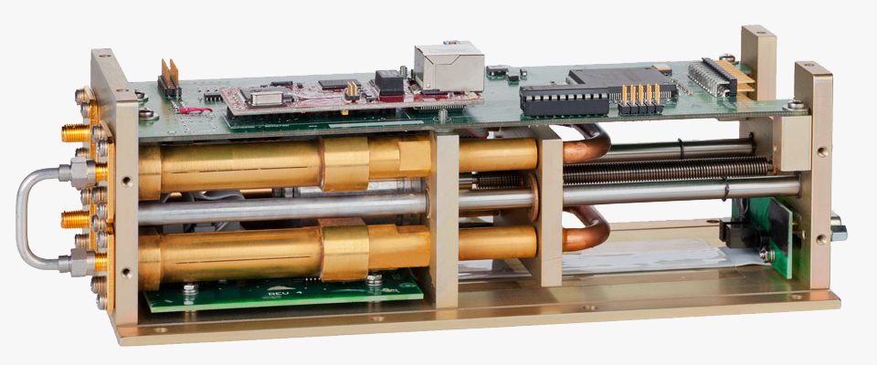 Colby Programmable Delay Line trombone assembly in shortest delay position