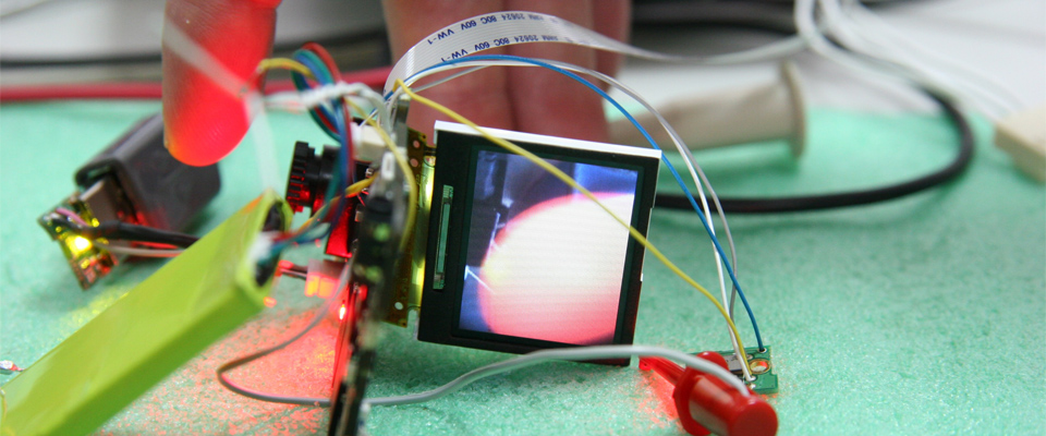 Pure Digital Flip Mino display prototype