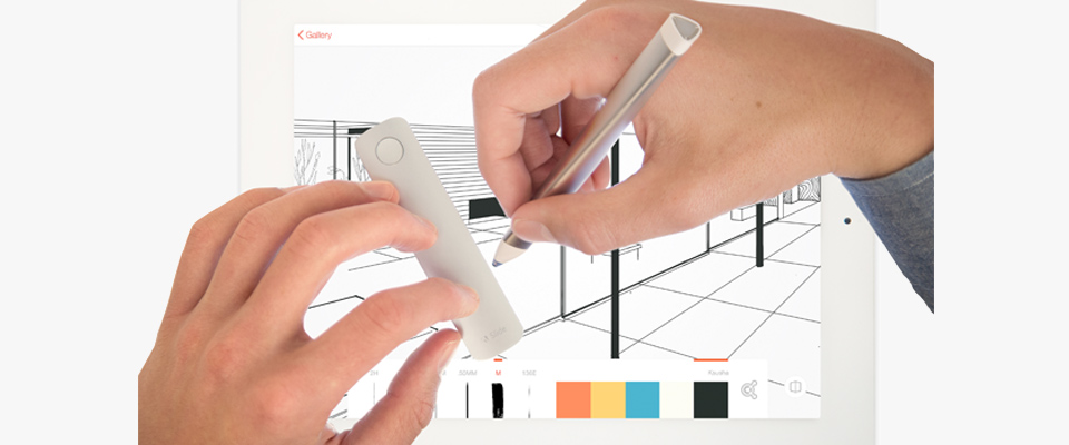 User drawing in Project Parallel using Adobe Ink and Slide